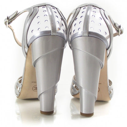 Chanel Patent T-Strap Heels 39 3 of 8