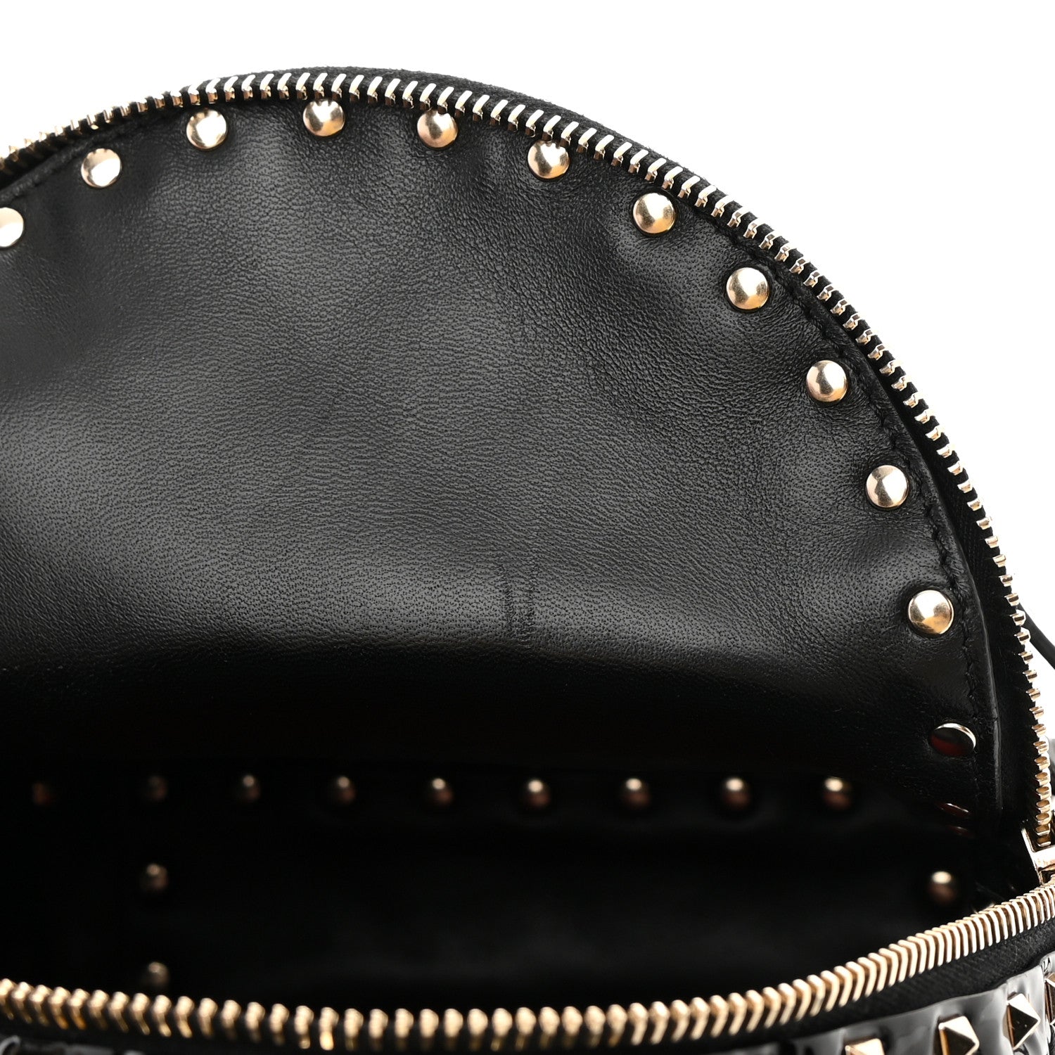Valentino Garavani Patent Quilted Mini Rockstud Backpack Black 10 of 12