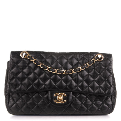 Chanel Lambskin Quilted Medium Single Flap Black 1 of 7