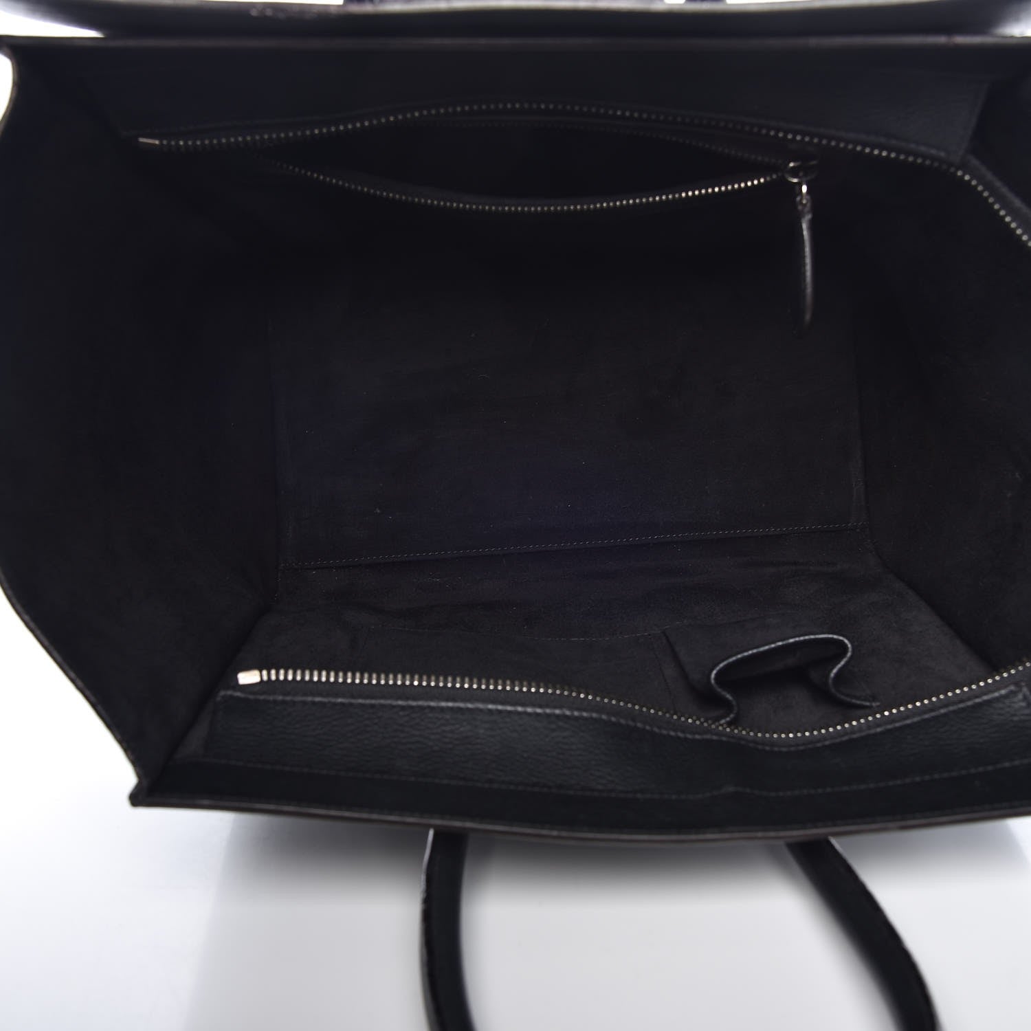 Celine Drummed Calfskin Mini Luggage Black 5 of 17