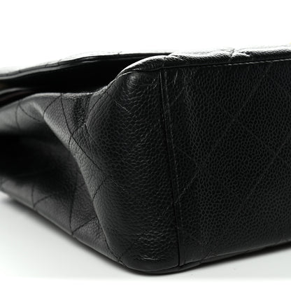 Chanel Caviar Quilted Maxi Double Flap Black 9 of 12