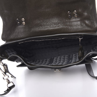 Proenza Schouler Lambskin Tiny PS1 Satchel Military 4 of 15