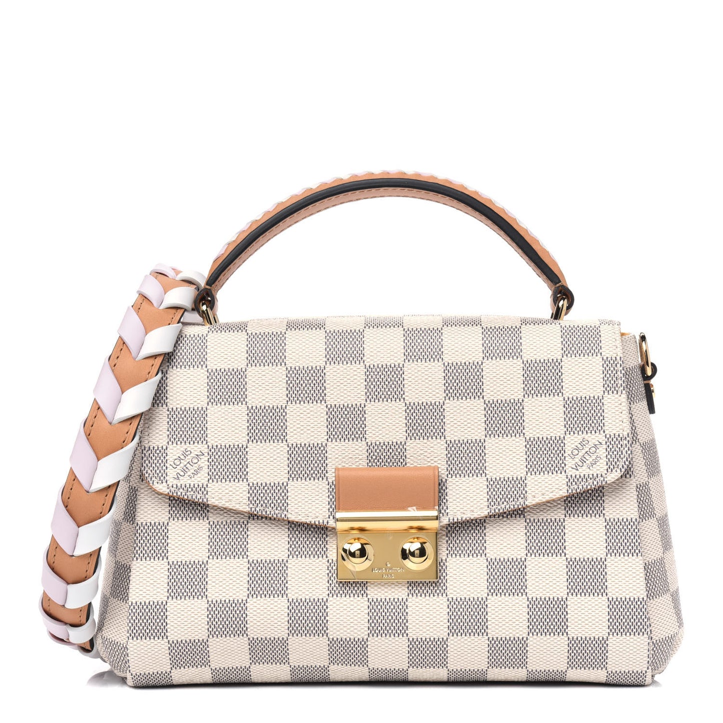Damier Azur Braided Croisette Rose