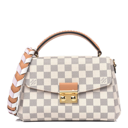 Louis Vuitton Damier Azur Braided Croisette Rose 1 of 4
