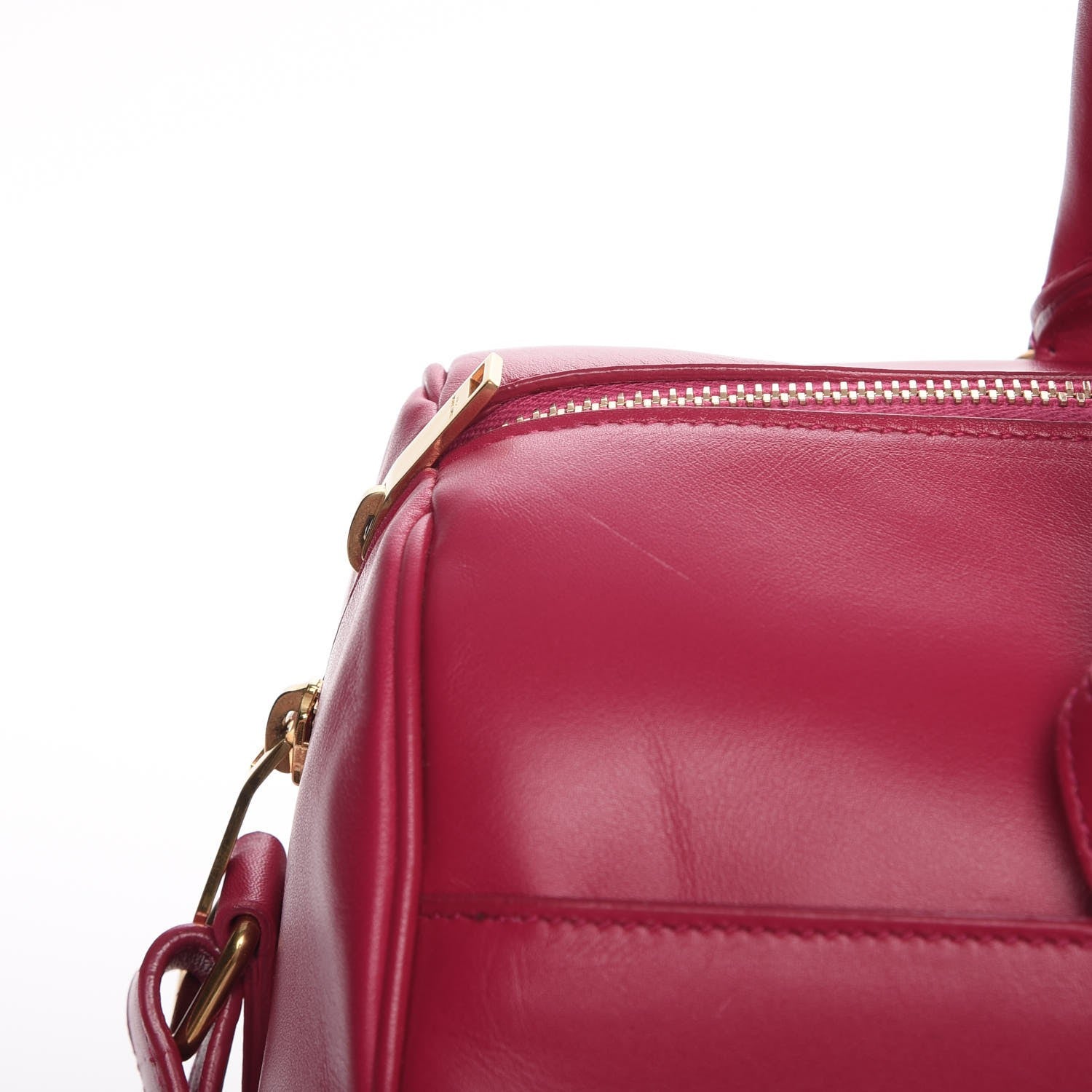 Saint Laurent Calfskin Classic Duffle 6 Fuchsia 12 of 16