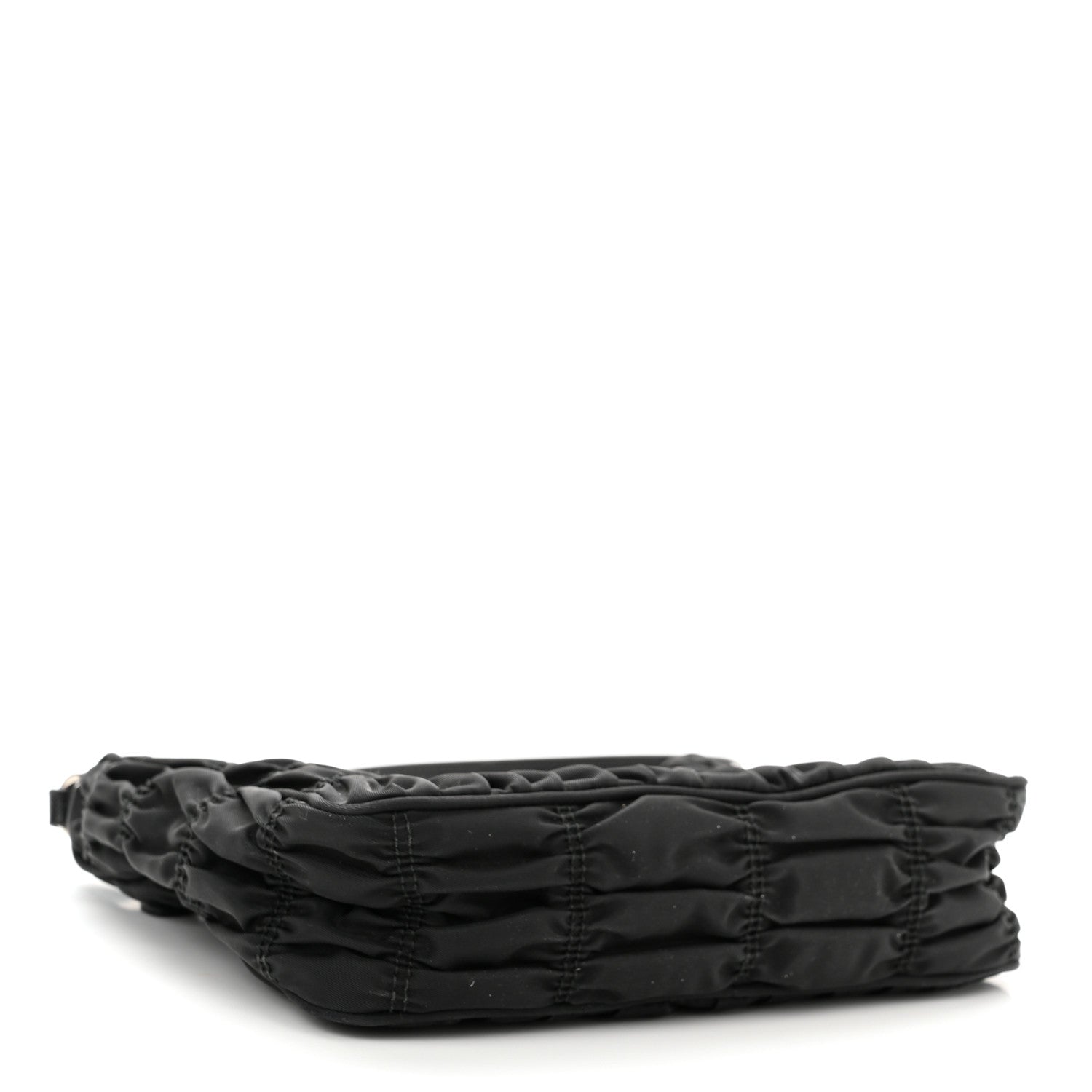 Prada Tessuto Nylon Gaufre Shoulder Bag Black 3 of 10
