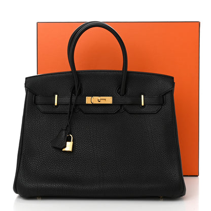 Hermes Togo Birkin 35 Black 12 of 12