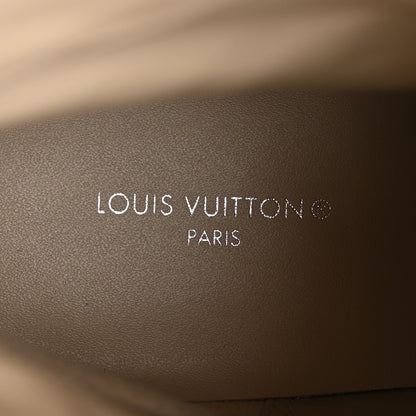 Louis Vuitton Suede Calfskin Monogram Denim Laureate Platform Desert Boots 38.5 Taupe 8 of 10