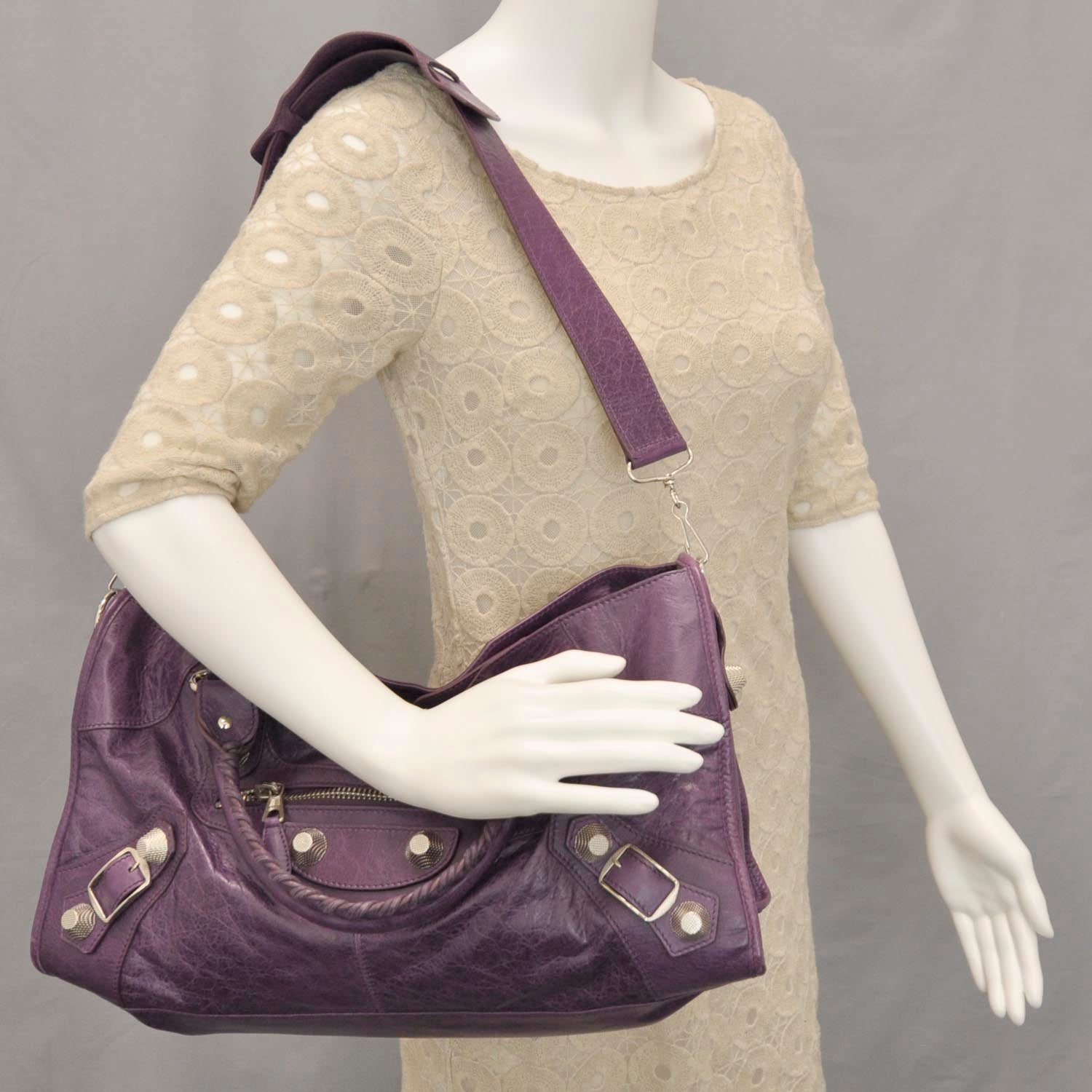 Balenciaga Agneau Giant 21 Part Time Raisin 2 of 12