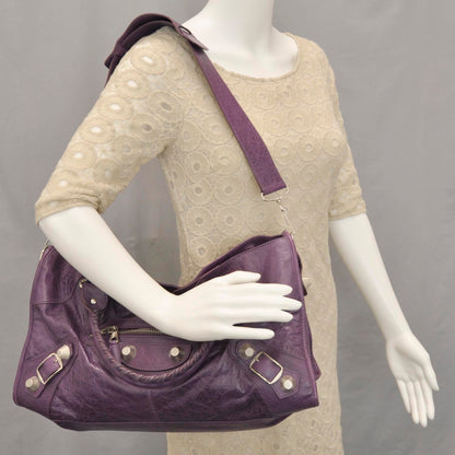 Balenciaga Agneau Giant 21 Part Time Raisin 2 of 12