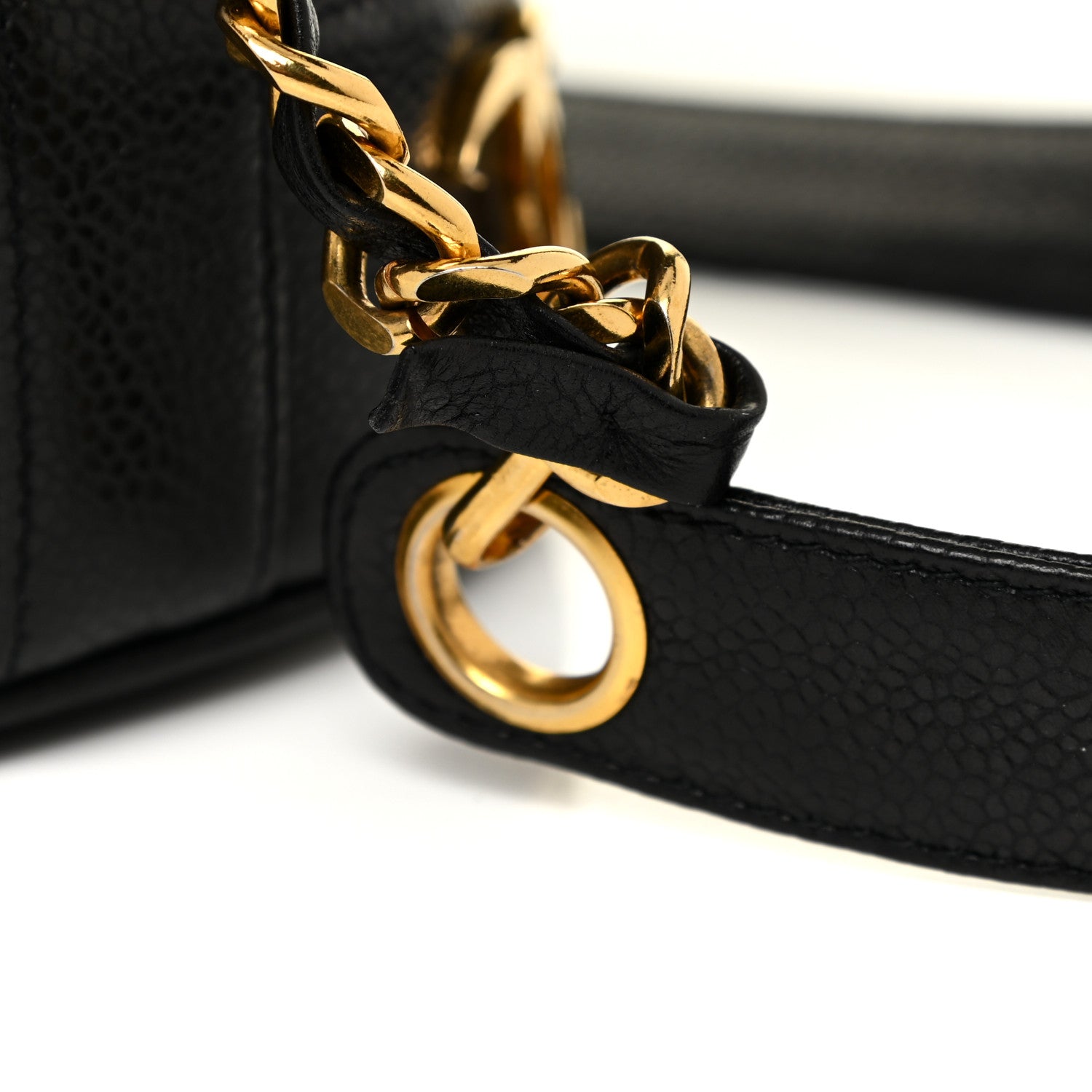 Chanel Caviar CC Drawstring Shoulder Bag Black 18 of 18