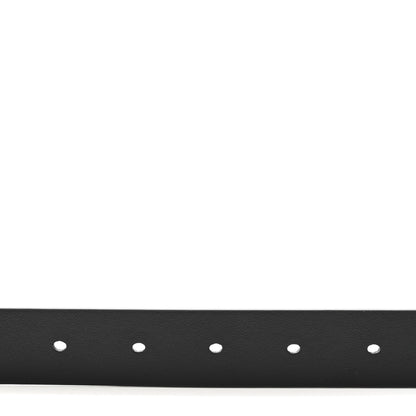 Christian Dior Calfskin 30 Montaigne Cut-Out CD Belt 95 38 Black 4 of 5