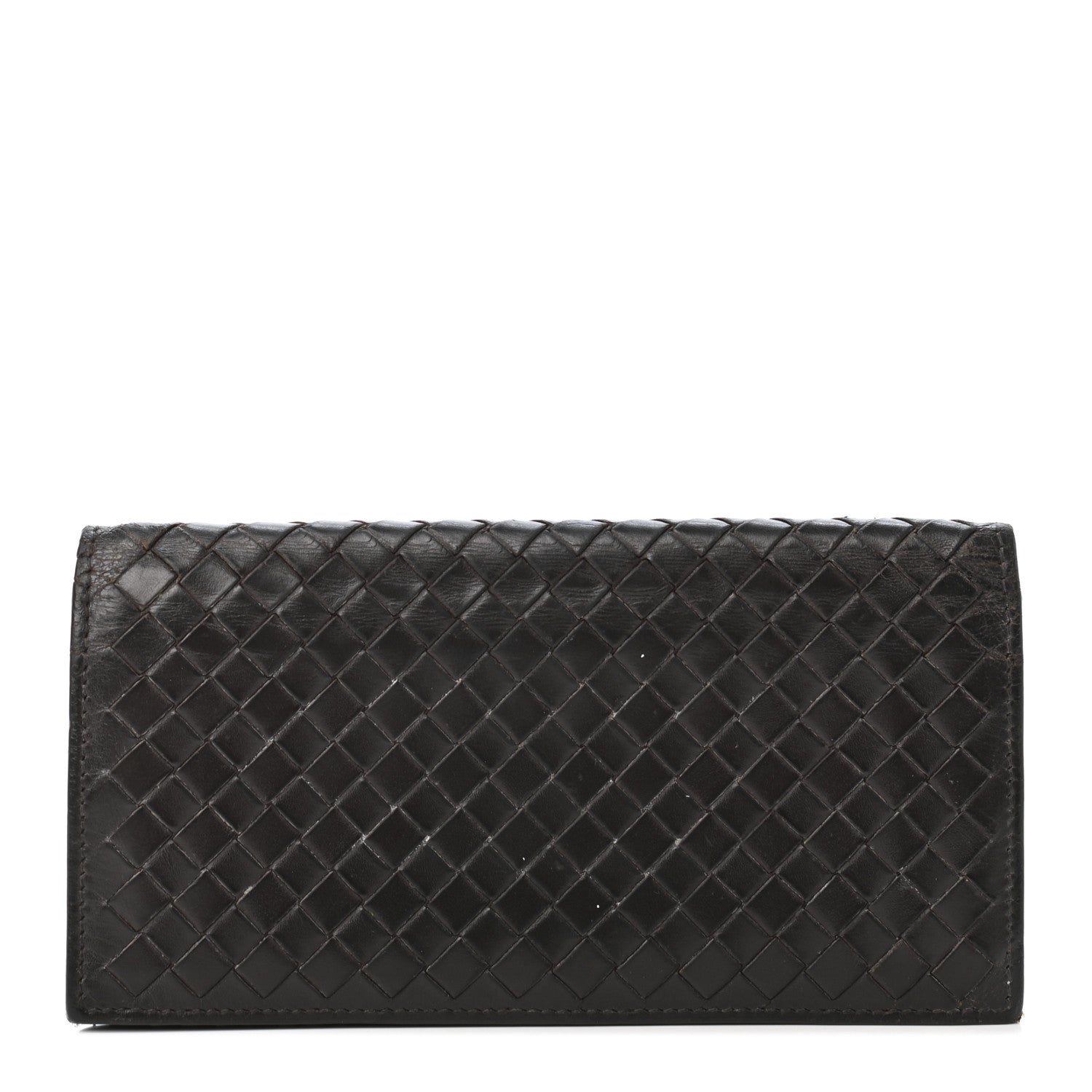 Bottega Veneta Nappa Intrecciato Continental Flap Wallet Brown 1 of 9