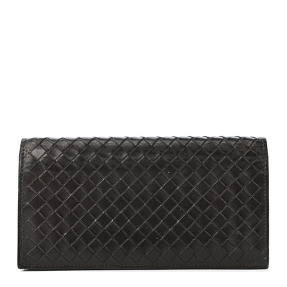 Bottega Veneta Nappa Intrecciato Continental Flap Wallet Brown 1 of 9