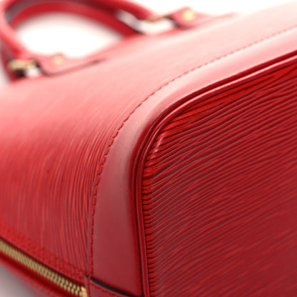 Louis Vuitton Epi Alma PM Castillan Red 9 of 13