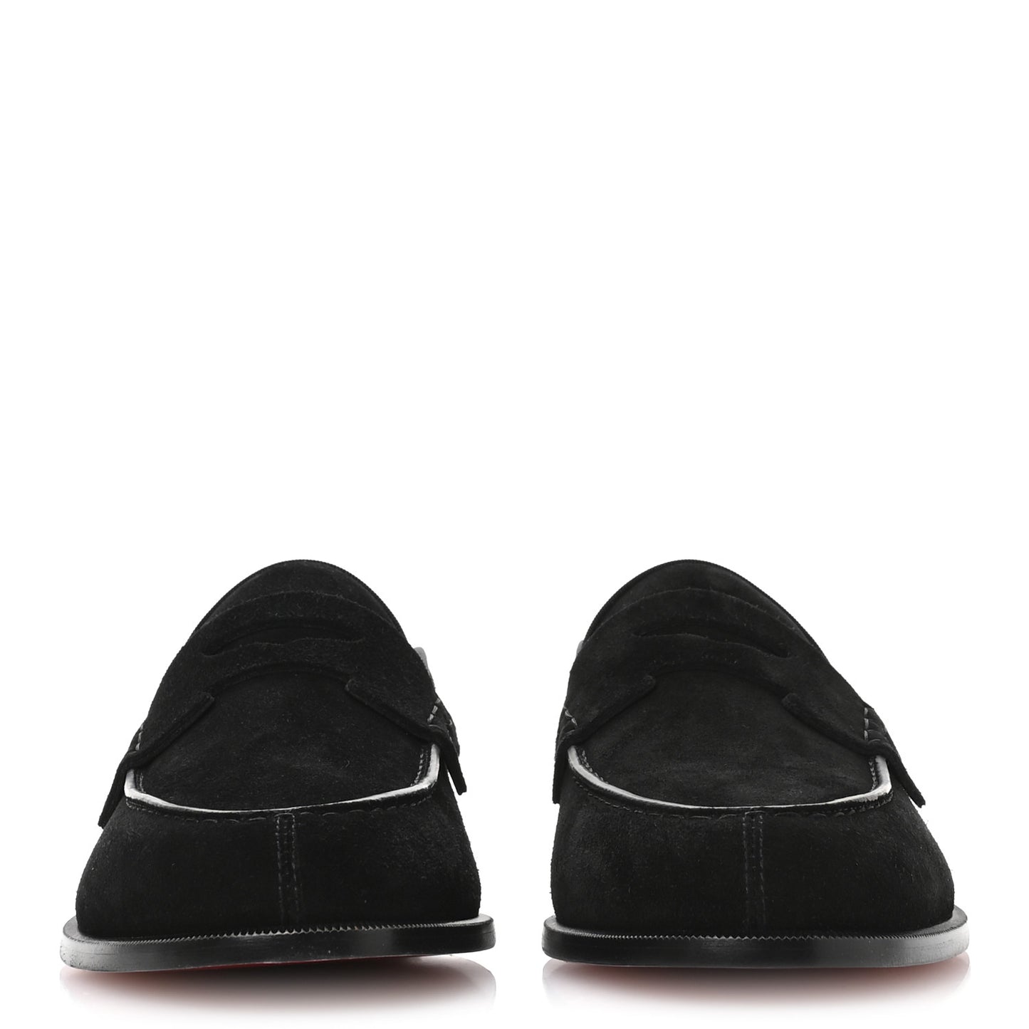 Crosta Alligator Embossed Mens Penny No Back Flat 42.5 Black
