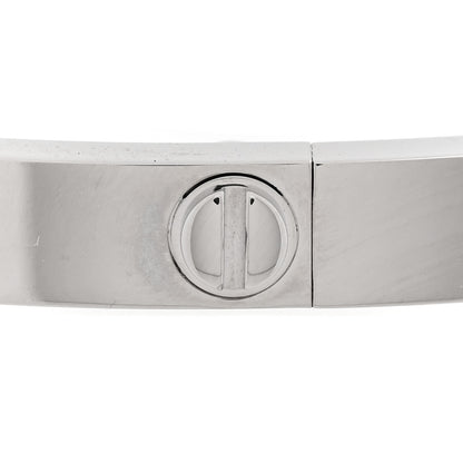 Cartier 18K White Gold 6 Diamond Small LOVE Bracelet 17 5 of 7