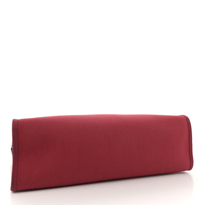 Hermes Military Toile Vache Hunter Herbag Zip 31 PM Rouge Grenat Bleu Saphir 5 of 17