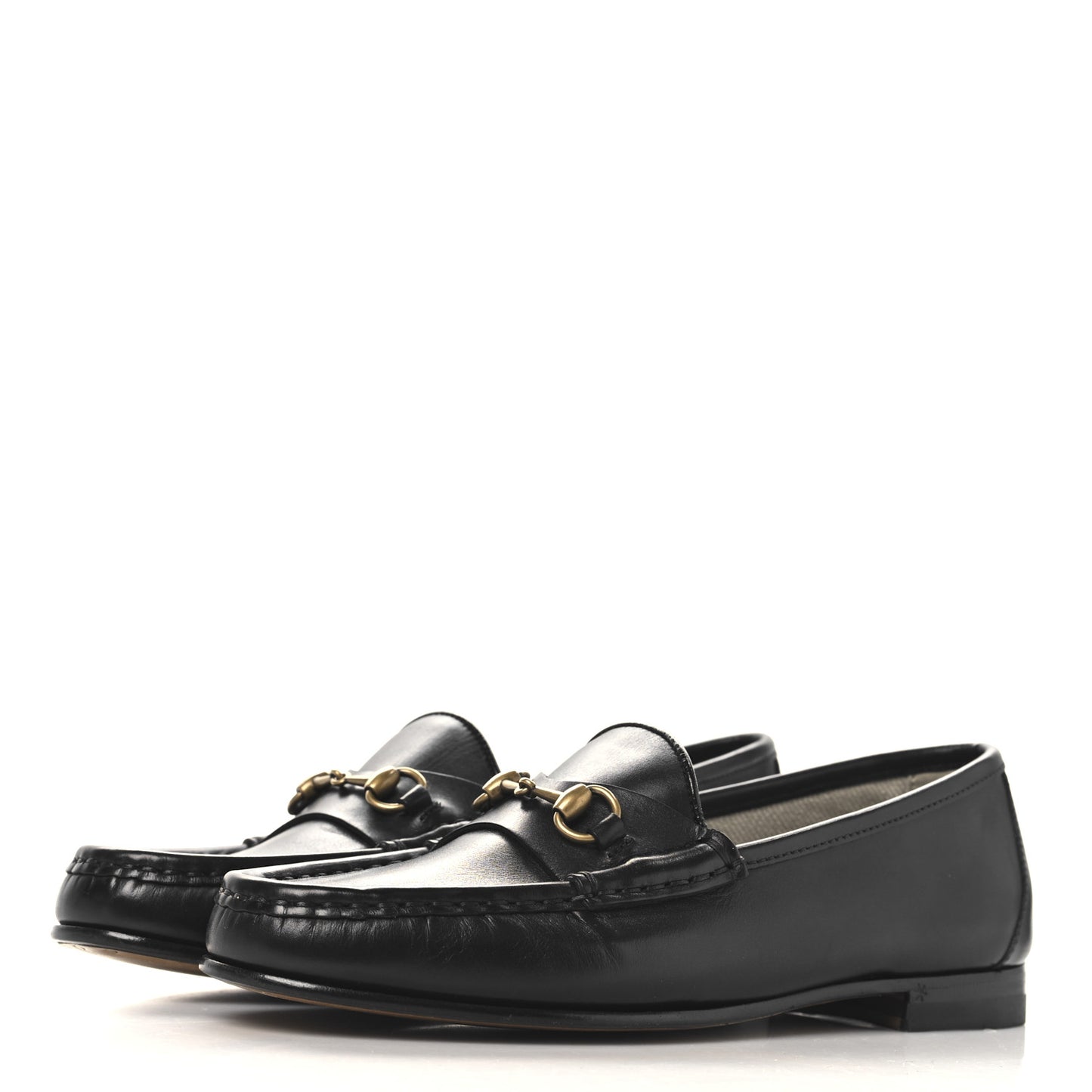 Calfskin Womens 1953 Horsebit Loafers 36 Black