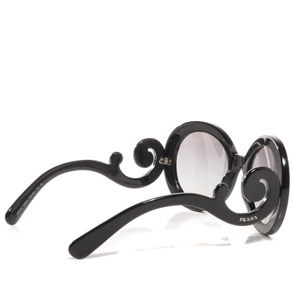 Prada Baroque Sunglasses SPR 27N Black 2 of 6