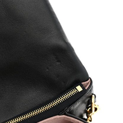 Louis Vuitton Lambskin Embossed Monogram Pochette Coussin Black 11 of 11