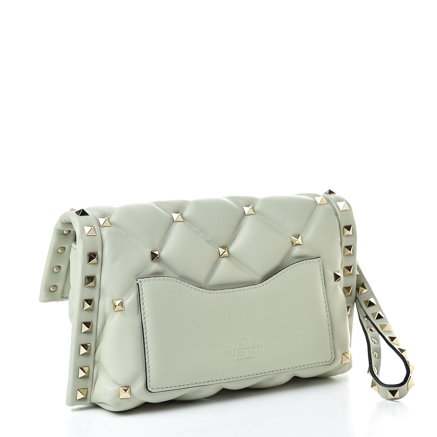 Nappa Candystud Wristlet Green Tea Sorbet
