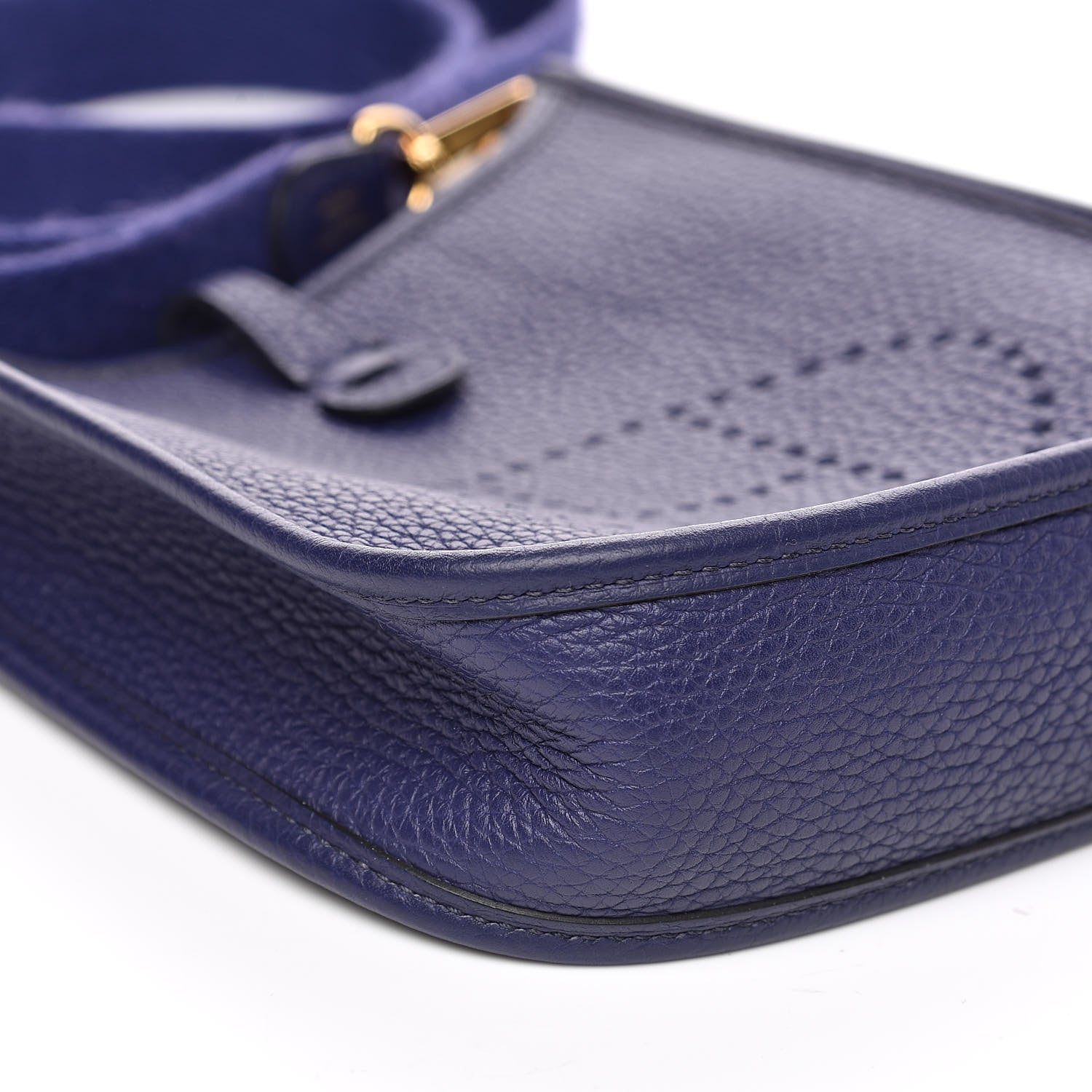 Hermes Taurillon Clemence Evelyne TPM Bleu Encre 9 of 12