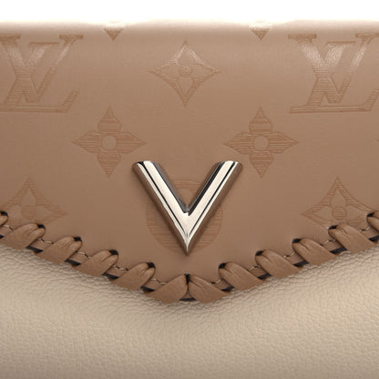 Louis Vuitton Monogram Cuir Plume Very Wallet Sesame Creme 7 of 7
