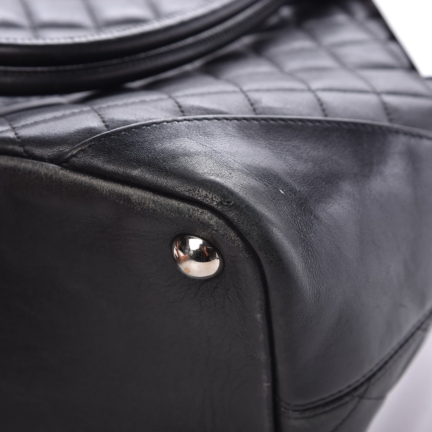 Chanel Calfskin Quilted Large Cambon Tote Black 24 of 25