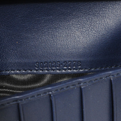 Gucci Microguccissima Large Zip Around Organizer Wallet Blue 8 of 8