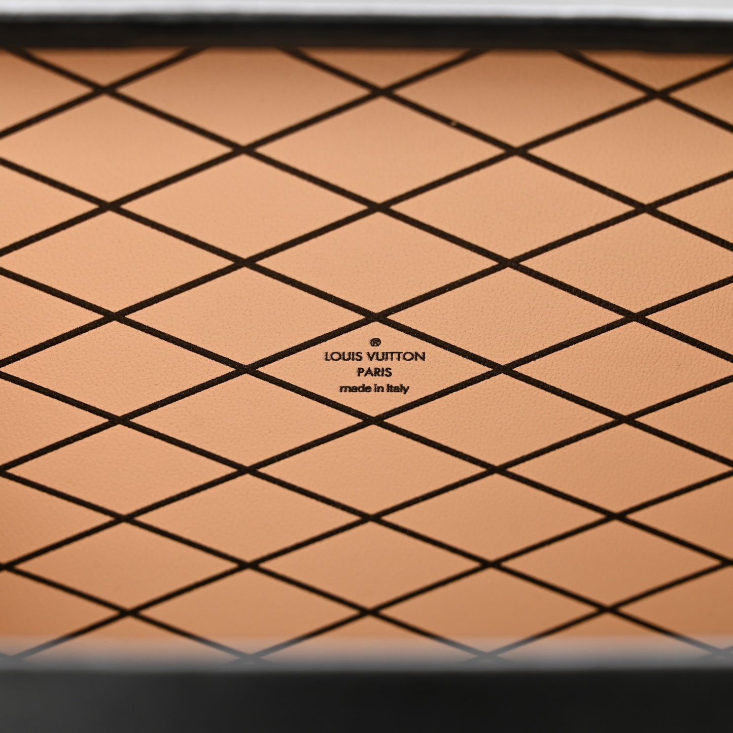 Calfskin Golden Light Petite Malle Black