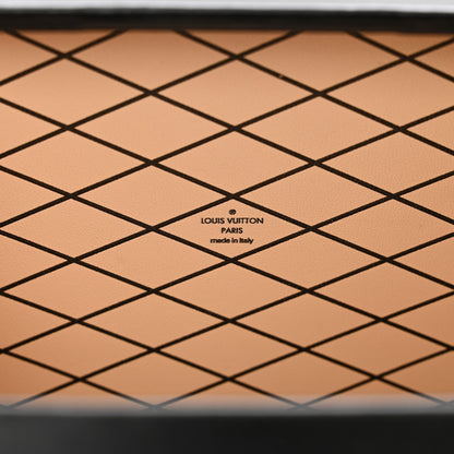 Louis Vuitton Calfskin Golden Light Petite Malle Black 7 of 9