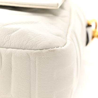 Fendi Nappa FF 1974 Embossed Baguette White 13 of 13