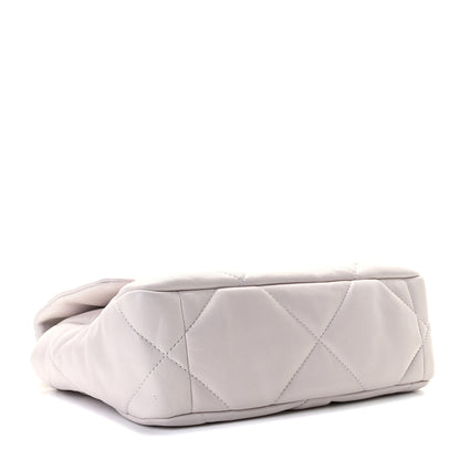 Chanel Lambskin Quilted Medium Chanel 19 Flap Light Purple 3 of 7