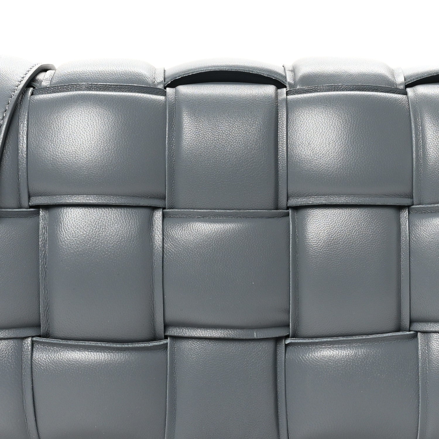 Bottega Veneta Nappa Maxi Intreccio Padded Cassette Crossbody Bag Thunder 7 of 9