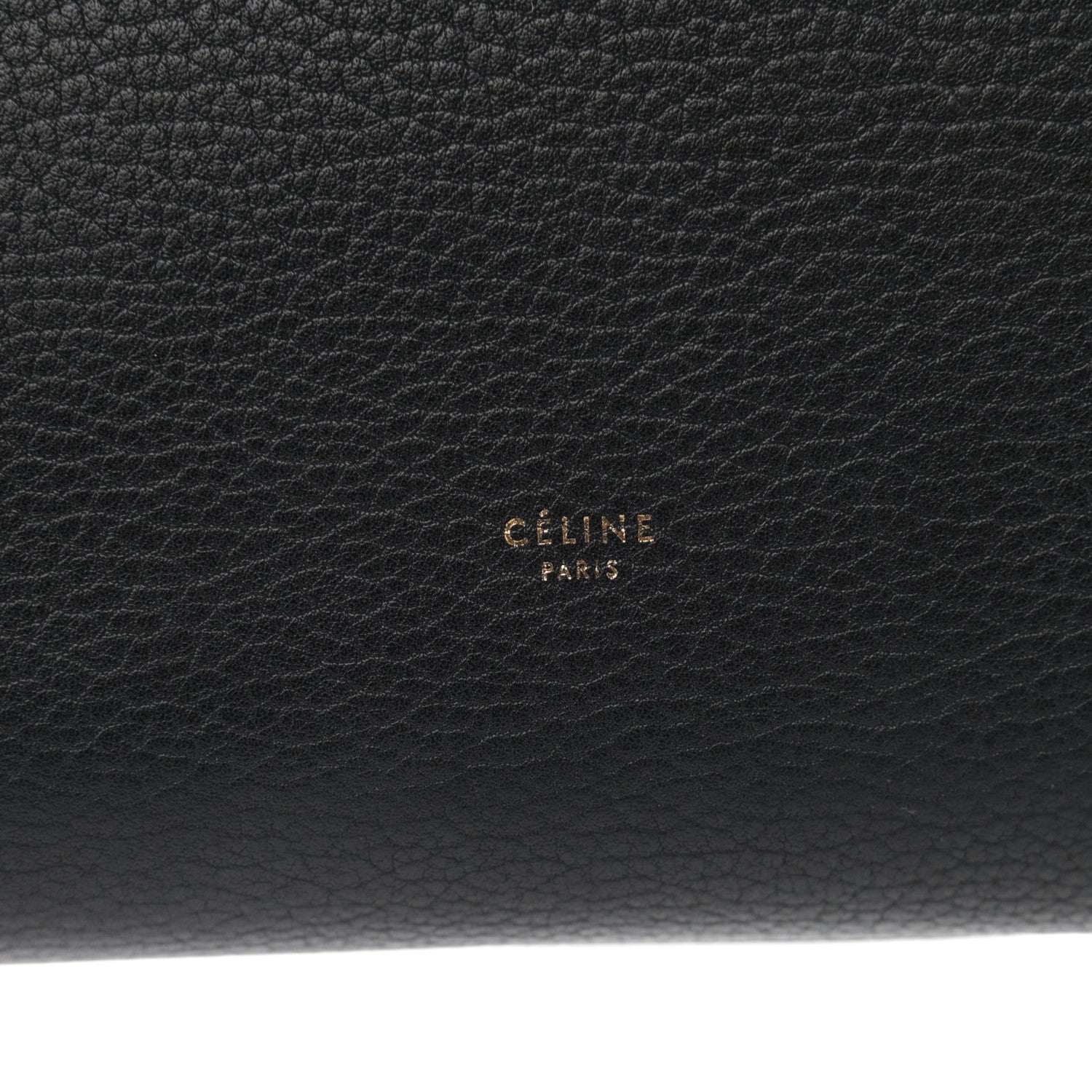 Celine Crisped Calfskin Medium Tie Knot Tote Black 10 of 16