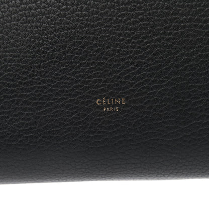 Celine Crisped Calfskin Medium Tie Knot Tote Black 10 of 16