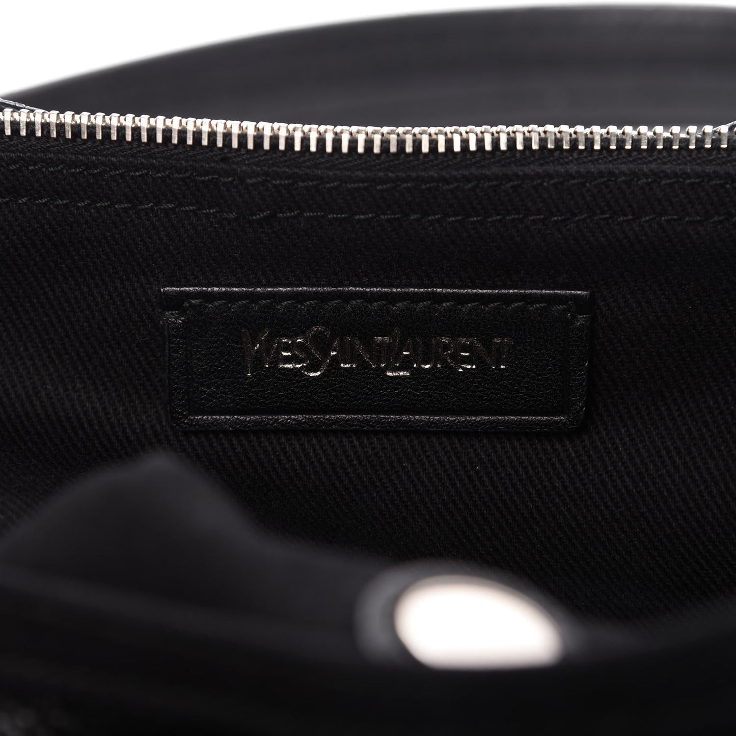 Calfskin Canvas Medium Muse Two Black