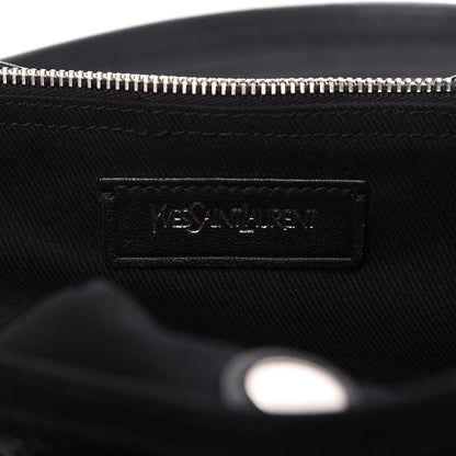 Saint Laurent Calfskin Canvas Medium Muse Two Black 8 of 10