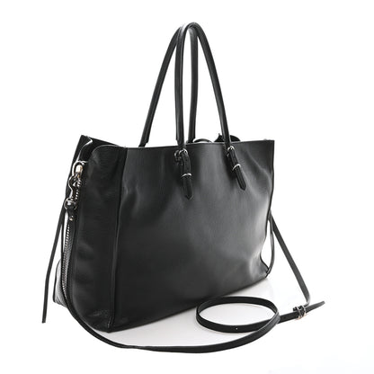 Balenciaga Veau Papier B4 Zip Around Tote Black 3 of 10