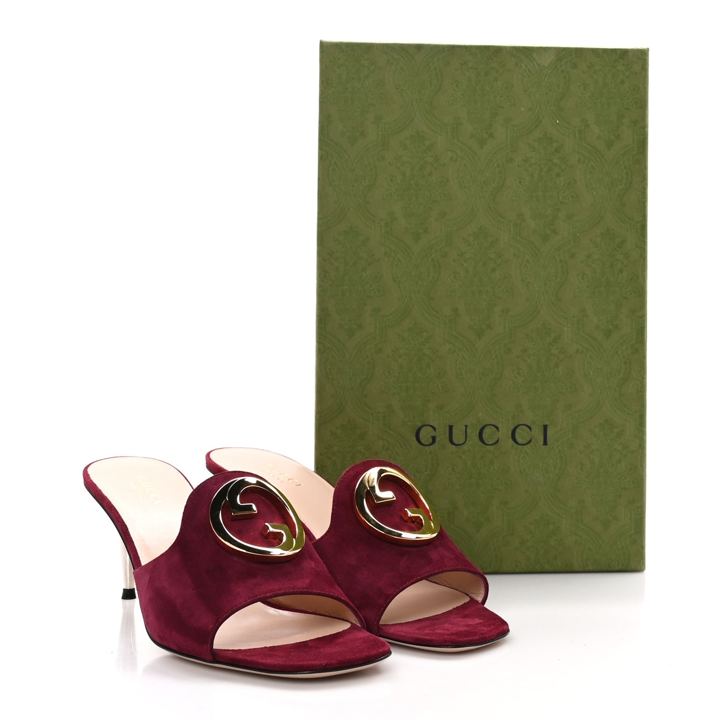 Suede Cachemire Blondie 65mm Mules 38.5 Violet Cyclamin
