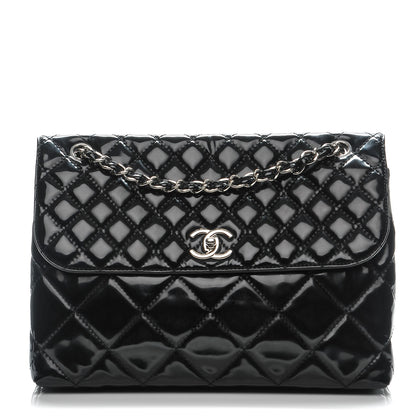 Chanel Vinyl Quilted In the Business Flap Bag Black 1 of 7