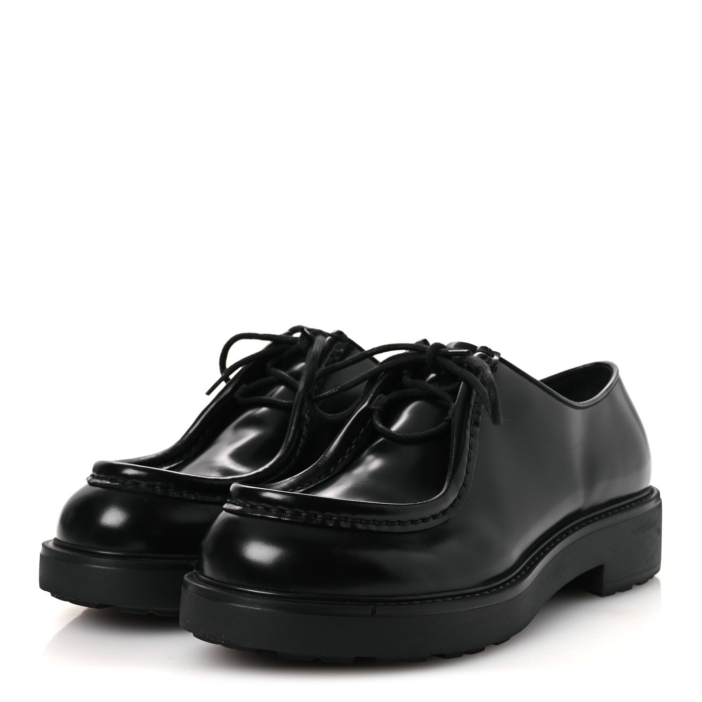 Spazzolato Diapason Mens Lace Up Derby Loafers 9 Black