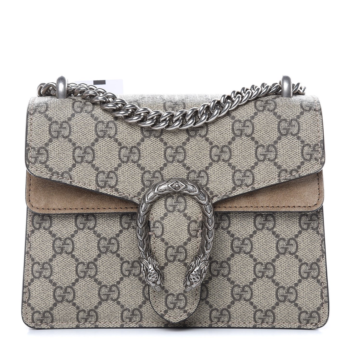 GG Supreme Monogram Mini Dionysus Shoulder Bag Taupe