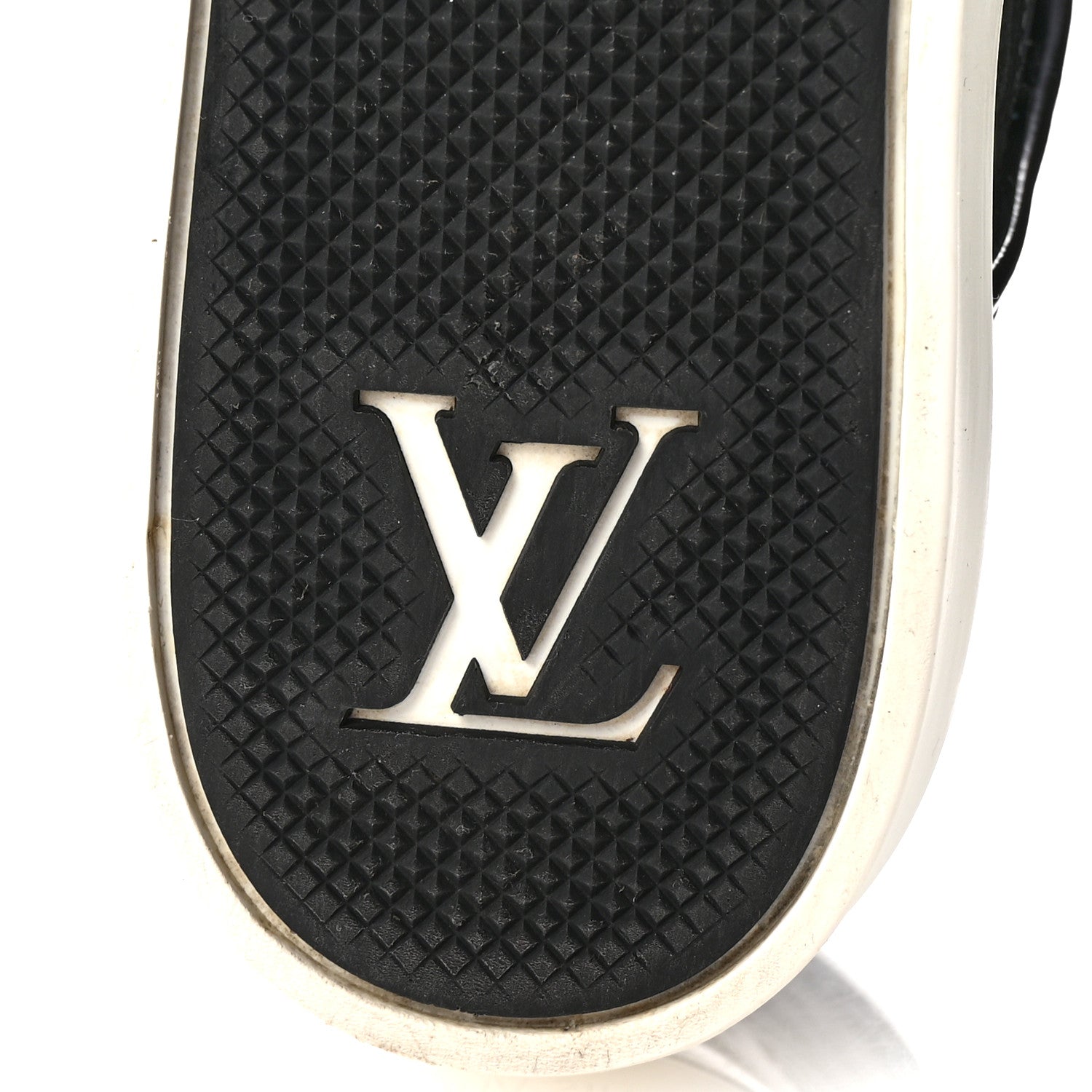 Louis Vuitton Patent Calfskin Monogram High Top Sneakers 36 Black 7 of 10