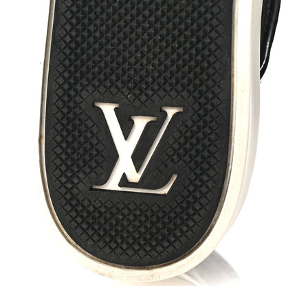 Louis Vuitton Patent Calfskin Monogram High Top Sneakers 36 Black 7 of 10