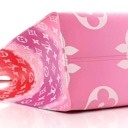 Louis Vuitton Monogram Escale Onthego GM Rouge 10 of 13
