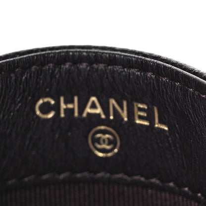 Chanel Caviar Quilted Card Holder Dark Brown 6 of 10