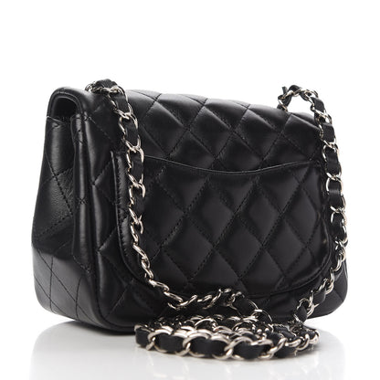 Chanel Lambskin Quilted Mini Square Flap Black 3 of 11