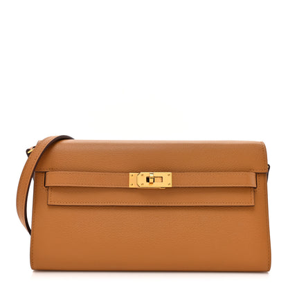 Hermes Evercolor Kelly Wallet To Go Sesame 1 of 11